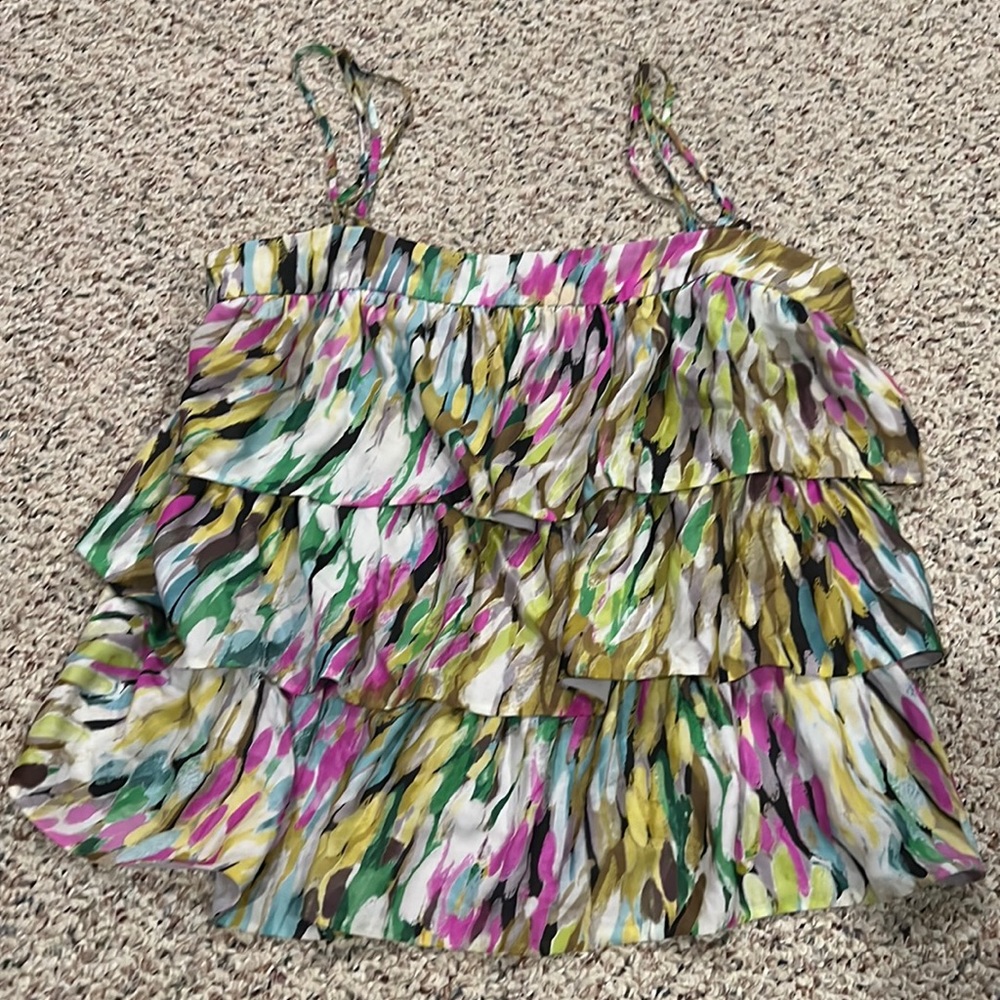 Ruffle tank